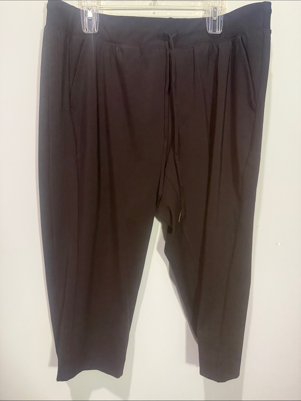 Men's Black Drawstring Pants